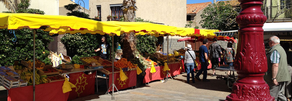 Markttag in Saint-Pierre-la-Mer